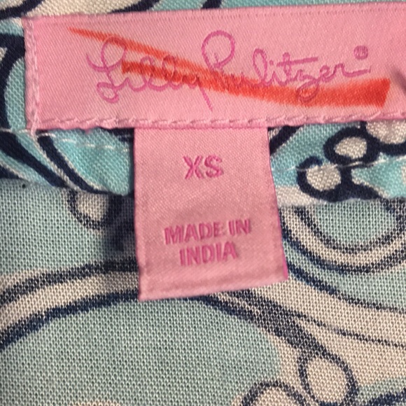 Lilly Pulitzer print and beaded dress size XS - Picture 7 of 7